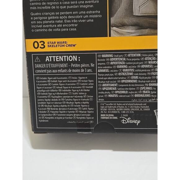 Hasbro Star Wars Black Series Skeleton Crew Wim At Attin 6" Figure New Sealed - Picture 5 of 9